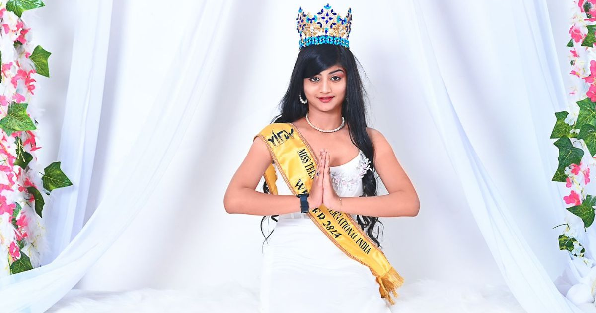 Shaik Suhana: YIFW Miss Teen World International India 2024 Winner from vijayawada